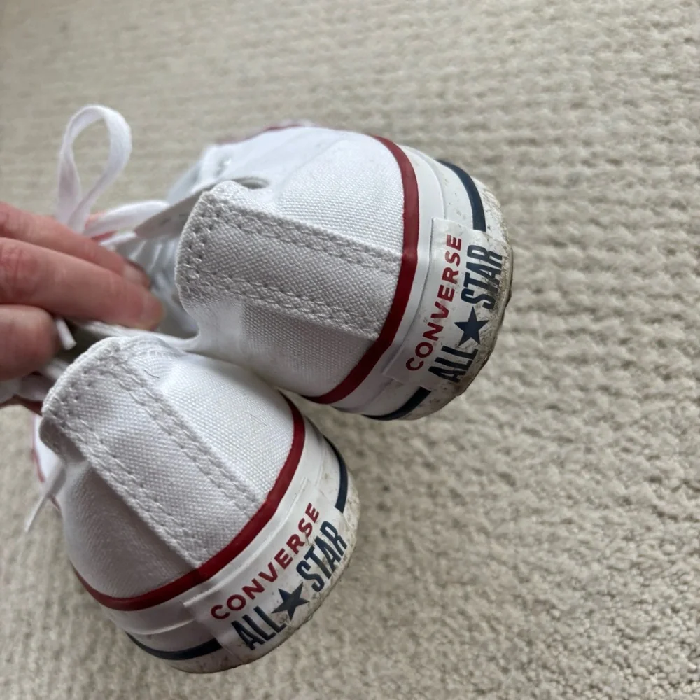Converse White Low-Top Sneakers - Picture 5 of 7